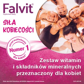 Falvit, tabletki, 60 + 10 sztuk