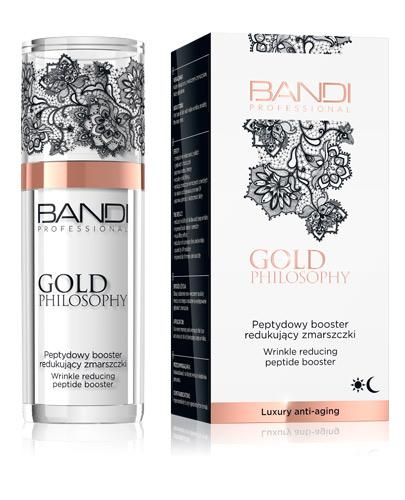 Bandi Gold Philosophy Peptydowy booster redukujący zmarszczki - 30 ml - cena, opinie, właściwości  zdjęcie