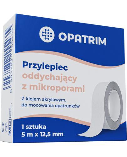 Opatrim przylepiec oddychający z mikroporami 5 m x 12,5 mm, 1 sztuka zdjęcie