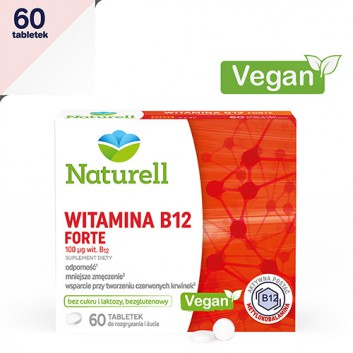 Naturell witamina B12 Forte 0,1mg 60 tabletek