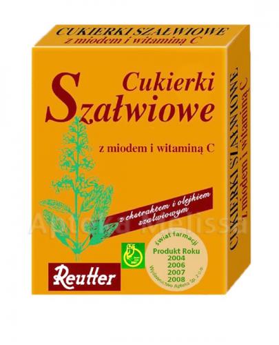 REUTTER Cukierki szałwiowe z miodem i witaminą C - 50 g zdjęcie