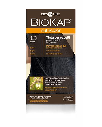 BioKap Nutricolor Farba do włosów 1.0 Czarny - 140 ml - cena, opinie, właściwości  zdjęcie