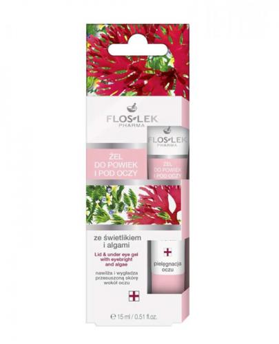 FLOS-LEK Żel do powiek i pod oczy ze świetlikiem i algami - 15 ml zdjęcie