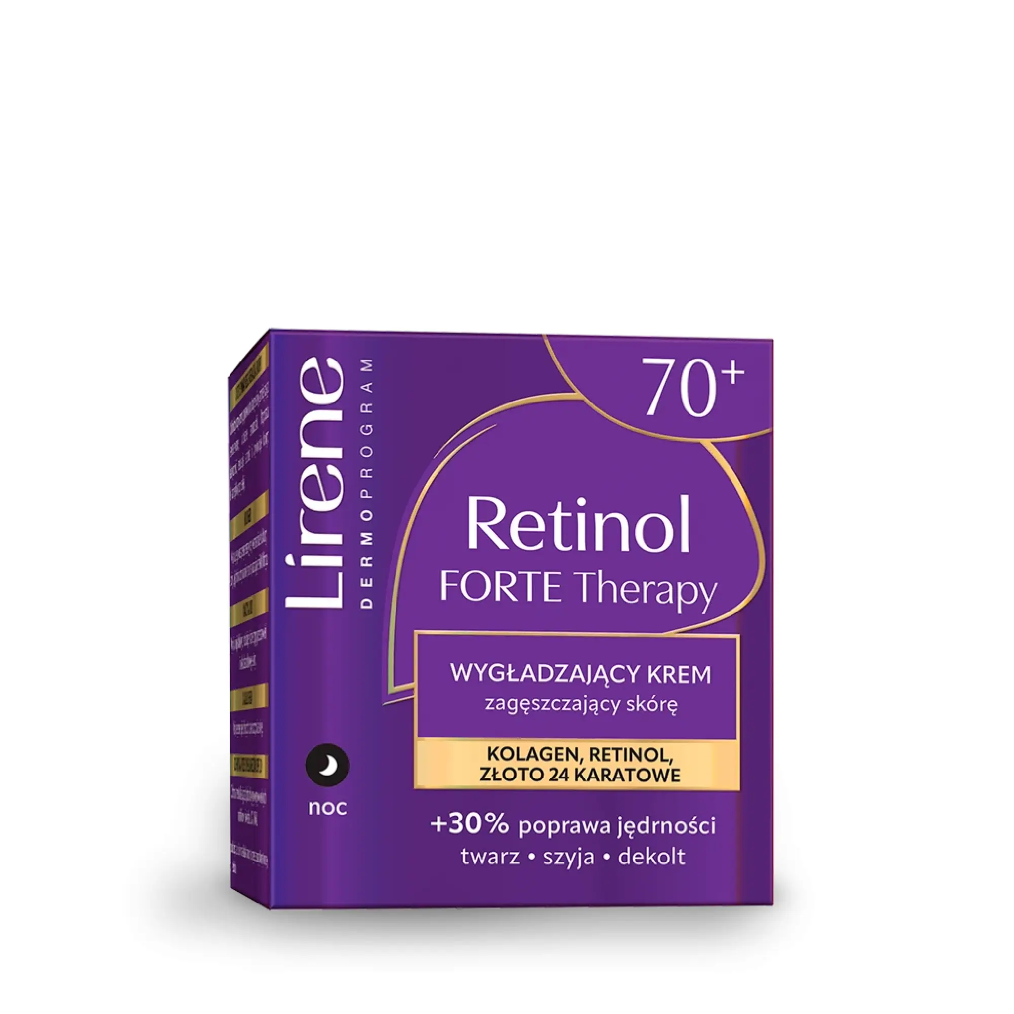 Lirene Wygładzający krem zagęszczający skórę na noc 70+, 50 ml zdjęcie