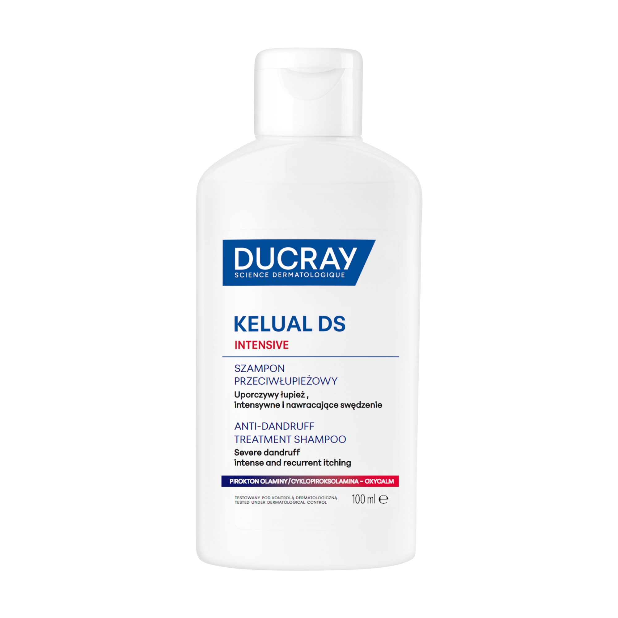 DUCRAY KELUAL DS INTENSIVE, szampon przeciwłupieżowy, 100 ml  zdjęcie