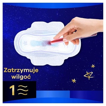 Always Ultra Secure Night Extra Podpaski na noc ze skrzydełkami, 10 sztuk