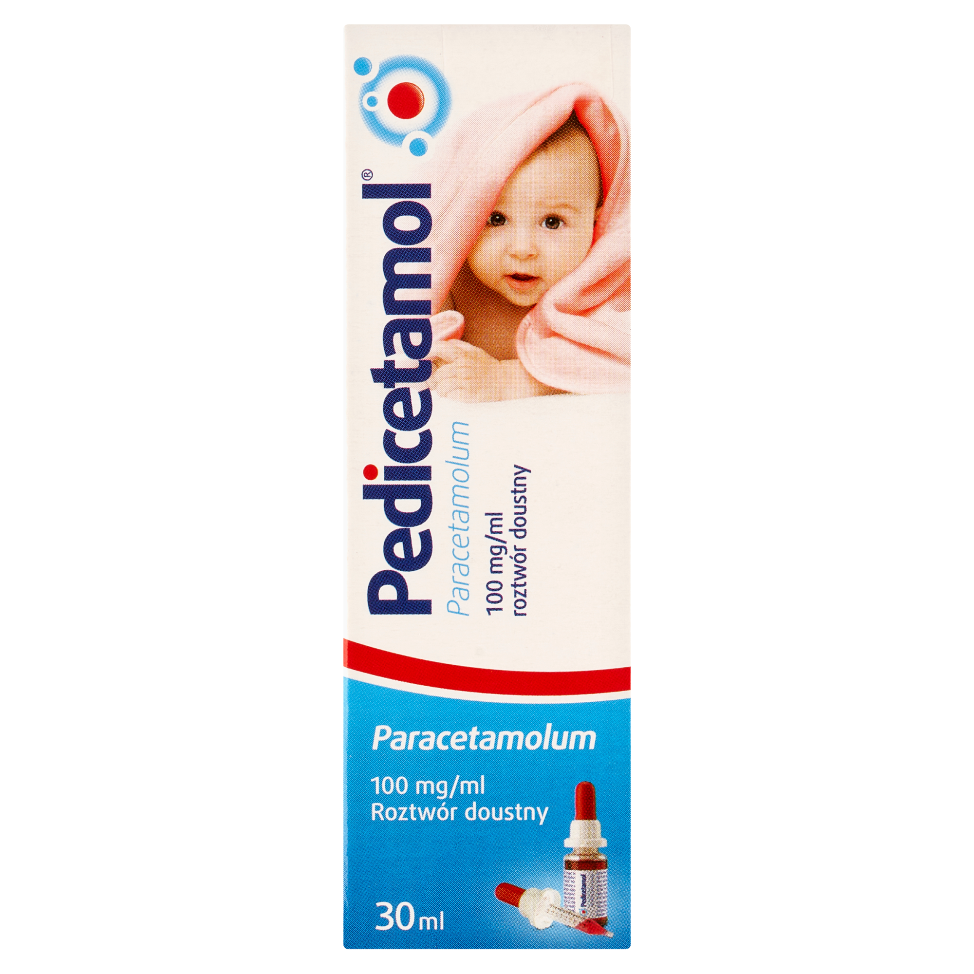 Pedicetamol, 100 mg/ml, roztwór doustny, 30 ml zdjęcie