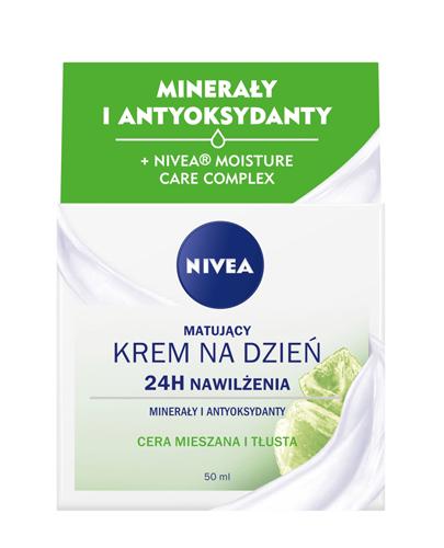 Nivea 24h Nawilżenia matujący krem na dzień 50 ml zdjęcie
