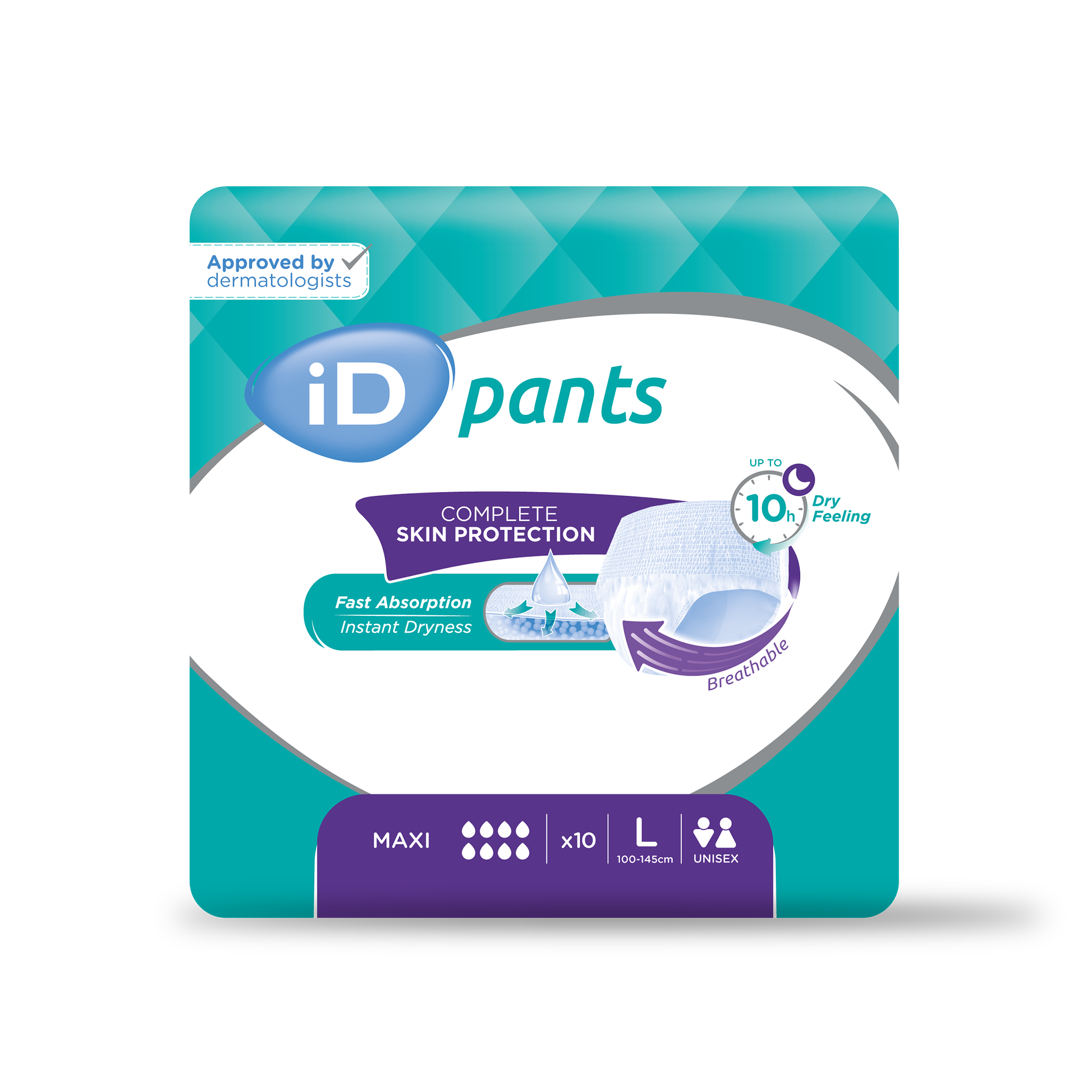 Majtki chłonne iD Pants Maxi L, 10 sztuk zdjęcie