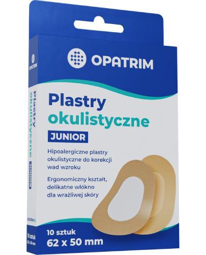 Opatrim plastry okulistyczne Junior  62 x 50 mm 10 sztuk zdjęcie