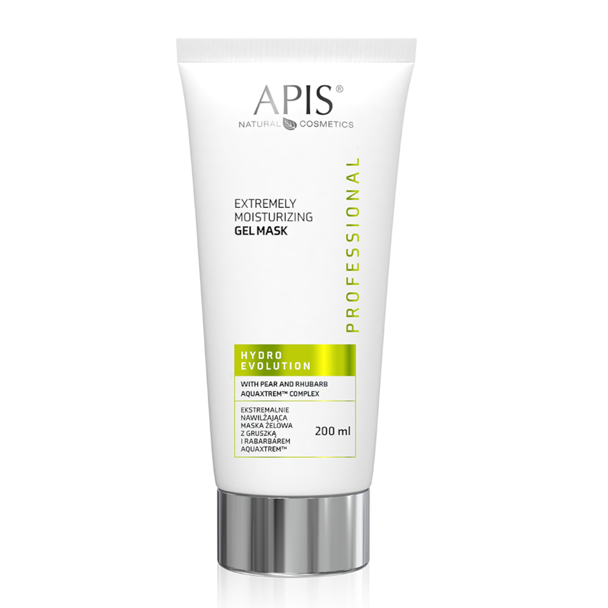 Apis Hydro Evolution, ekstremalnie nawilżająca maska żelowa z gruszką i rabarbarem Aquaxtrem, 200 ml  zdjęcie