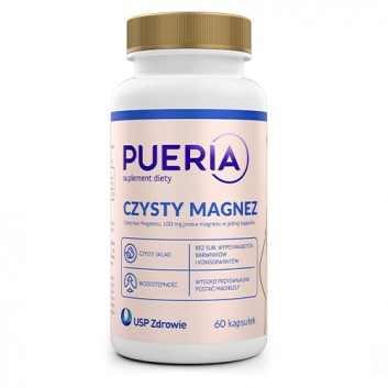 Pueria Czysty Magnez, kapsułki, 60 sztuk