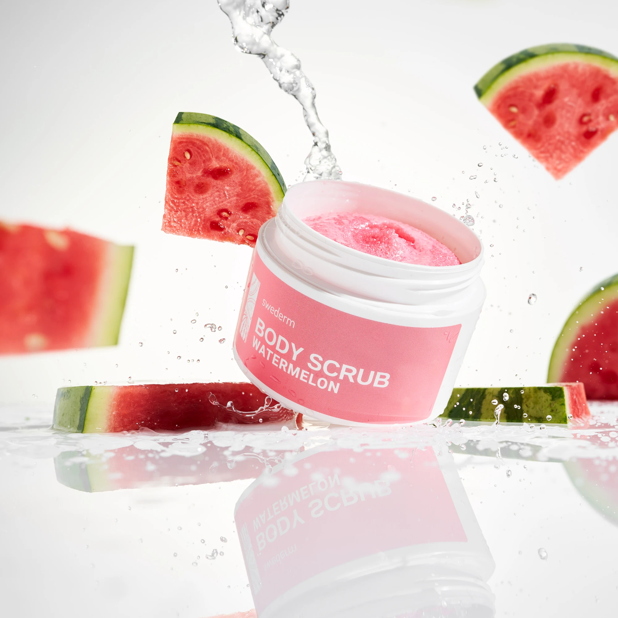 Swederm Body Scrub Watermelon Peeling cukrowo-solny do ciała z witaminą E o zapachu arbuza, 275 g