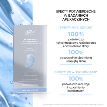 L'Biotica Estetic Clinic Oxy Treatment Napinająco-Wygładzająca Dermo-Maska hydrożelowa, 1 sztuka