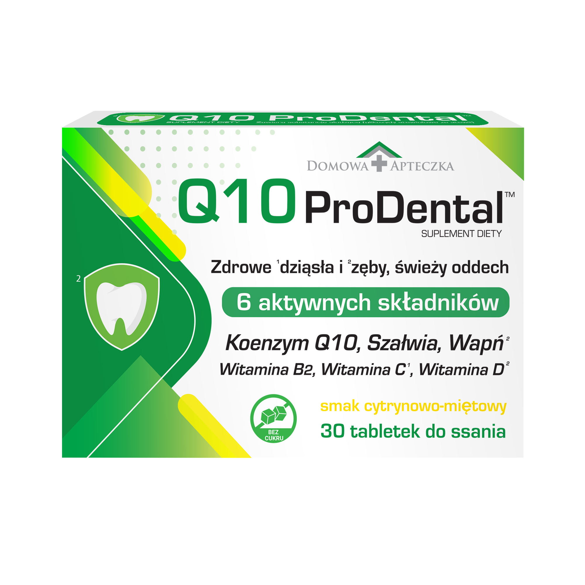 Domowa Apteczka, Q10 ProDental, tabletki do ssania, 30 sztuk zdjęcie