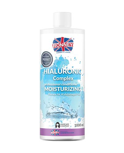 Ronney Professional Conditioner Hialuronic Complex Moinsturizing Odżywka nawilżająca do włosów suchych i zniszczonych, 1000 ml zdjęcie