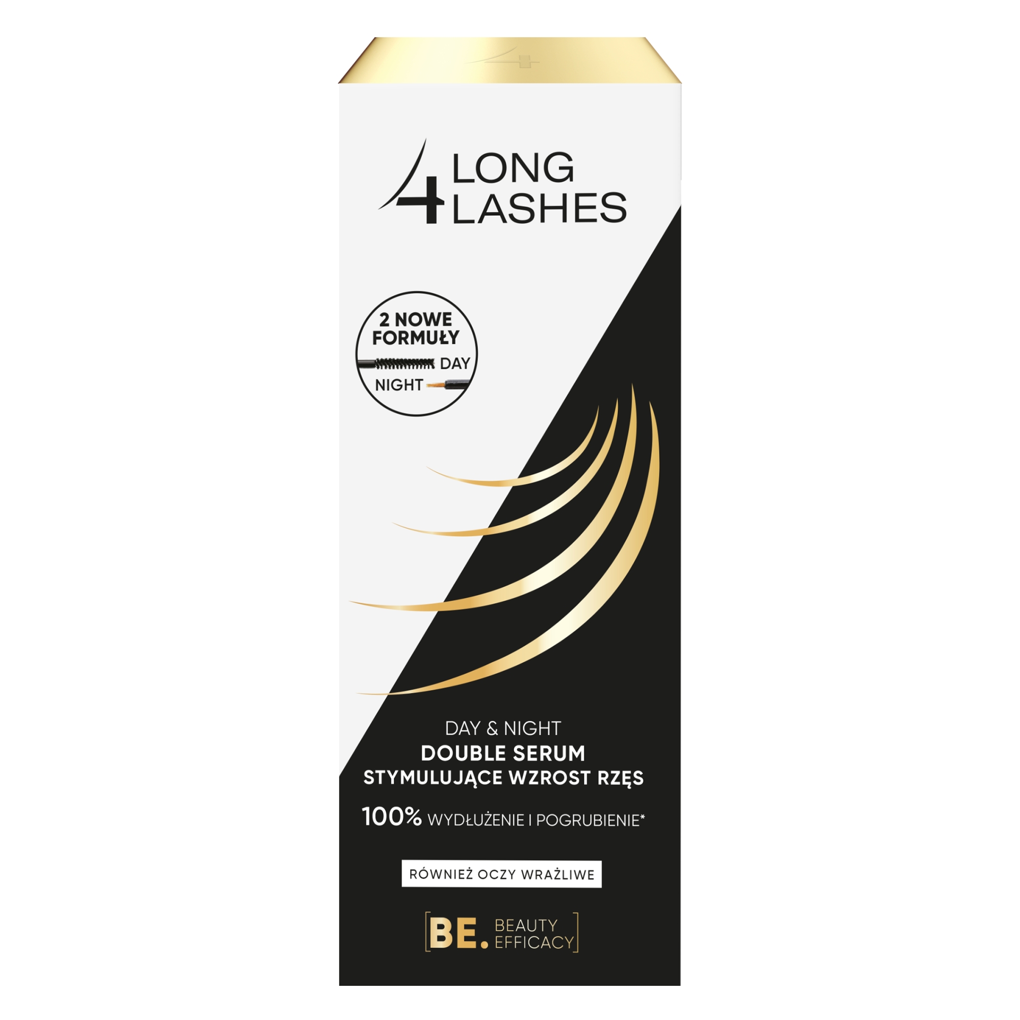 Long 4 Lashes Day&Night, double serum stymulujące wzrost rzęs, 2x3 ml