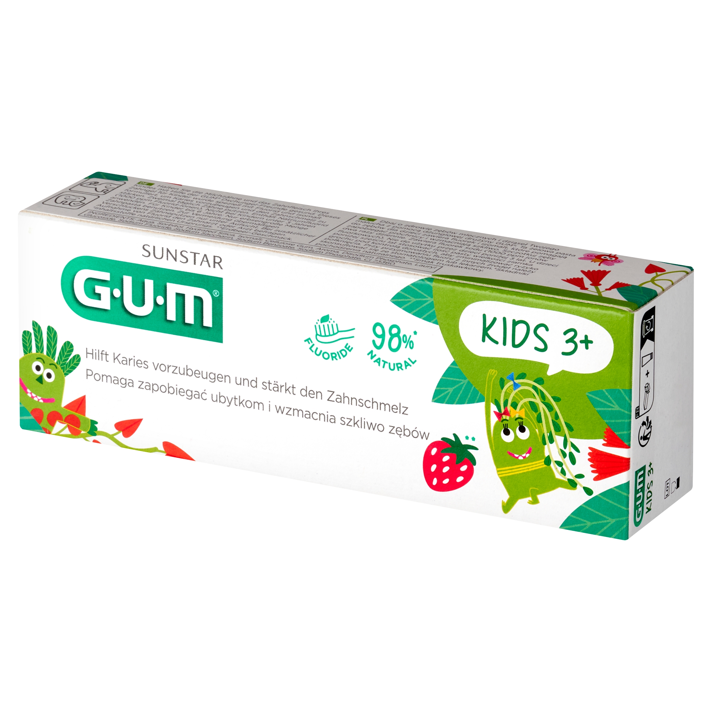 Sunstar Gum Kids 3+ Pasta do zębów dla dzieci, 50 ml