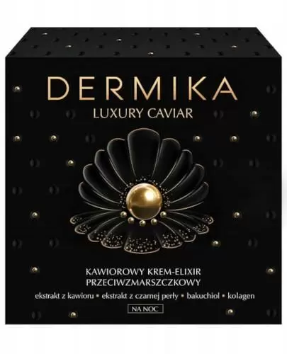 Dermika Luxury Caviar Kawiorowy krem-eliksir przeciwzmarszczkowy na noc 50 ml zdjęcie