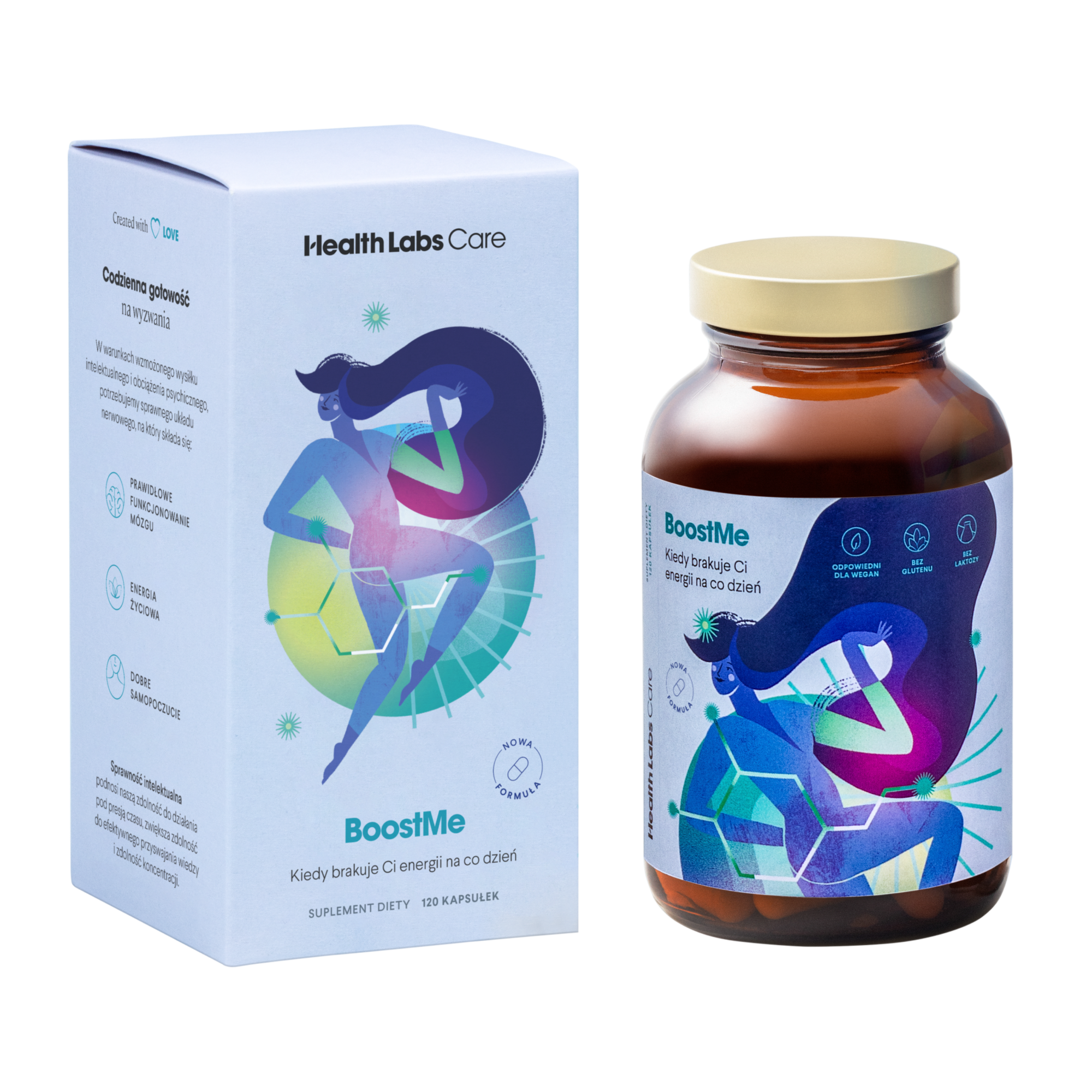 Health Labs Care, BoostMe, kapsułki, 120 sztuk