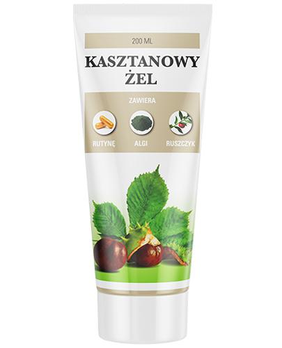 Kasztanowy Żel do codziennej pielęgnacji nóg  z Rutyną Algami i Ruszczykiem - 200 ml zdjęcie