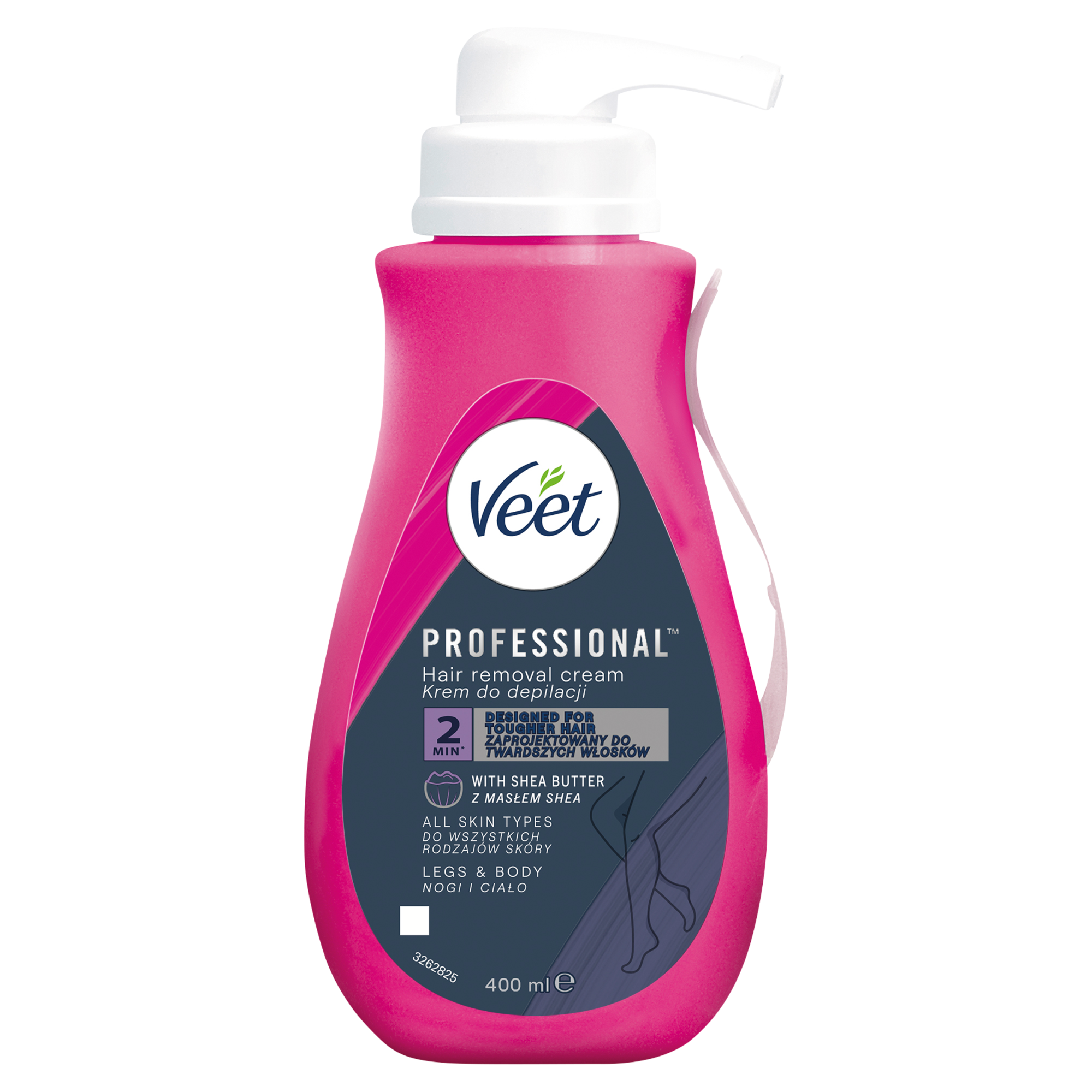 VEET PROFESSIONAL Krem do depilacji 2 min. dla każdego rodzaju skóry, 400 ml  zdjęcie