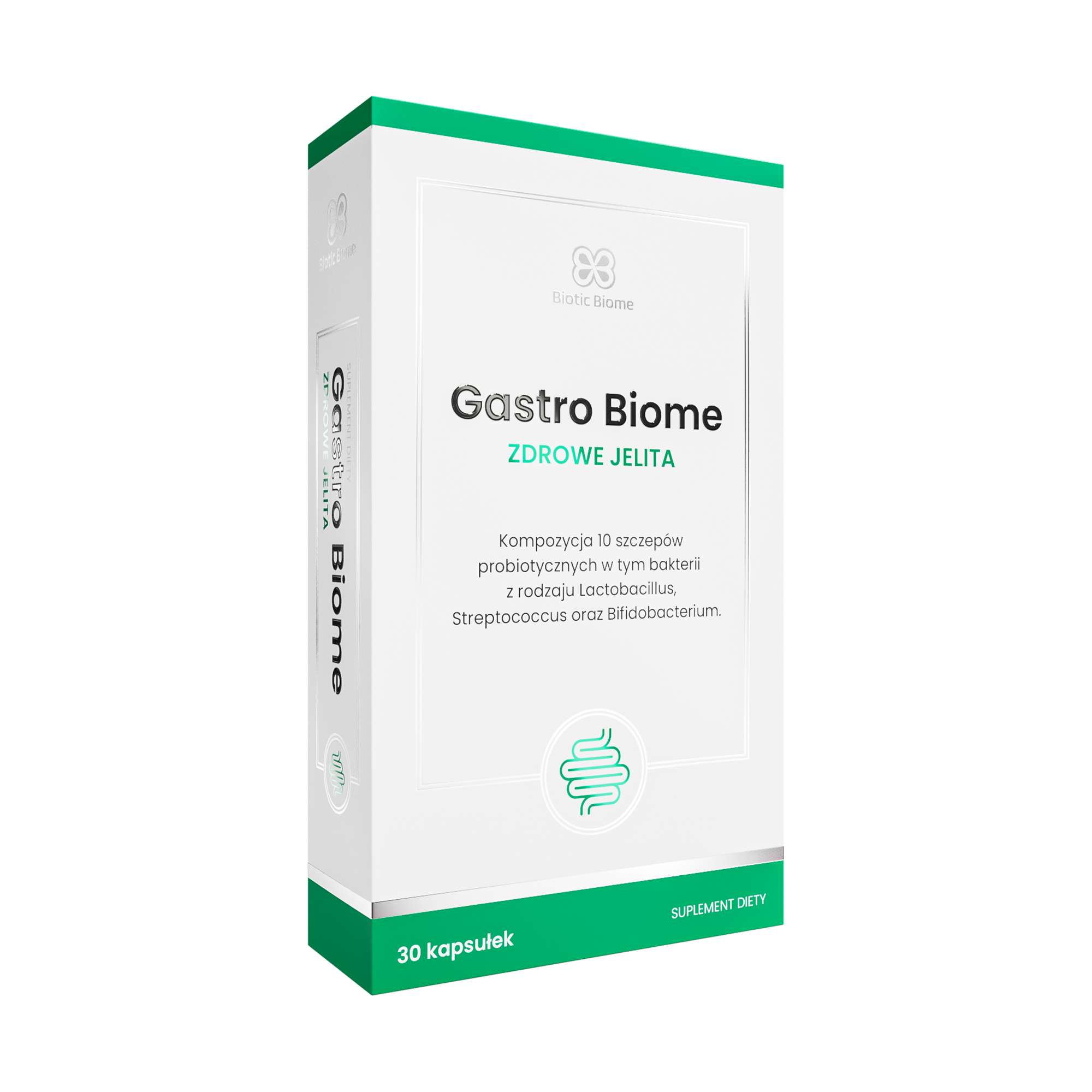 Biotic Biome Gastro Biome Zdrowe Jelita, kapsułki, 30 sztuk