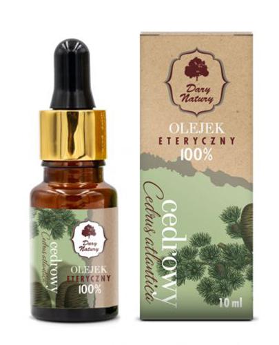 Dary Natury Olejek eteryczny cedrowy 100 %, 10 ml, cena, opinie, właściwości zdjęcie