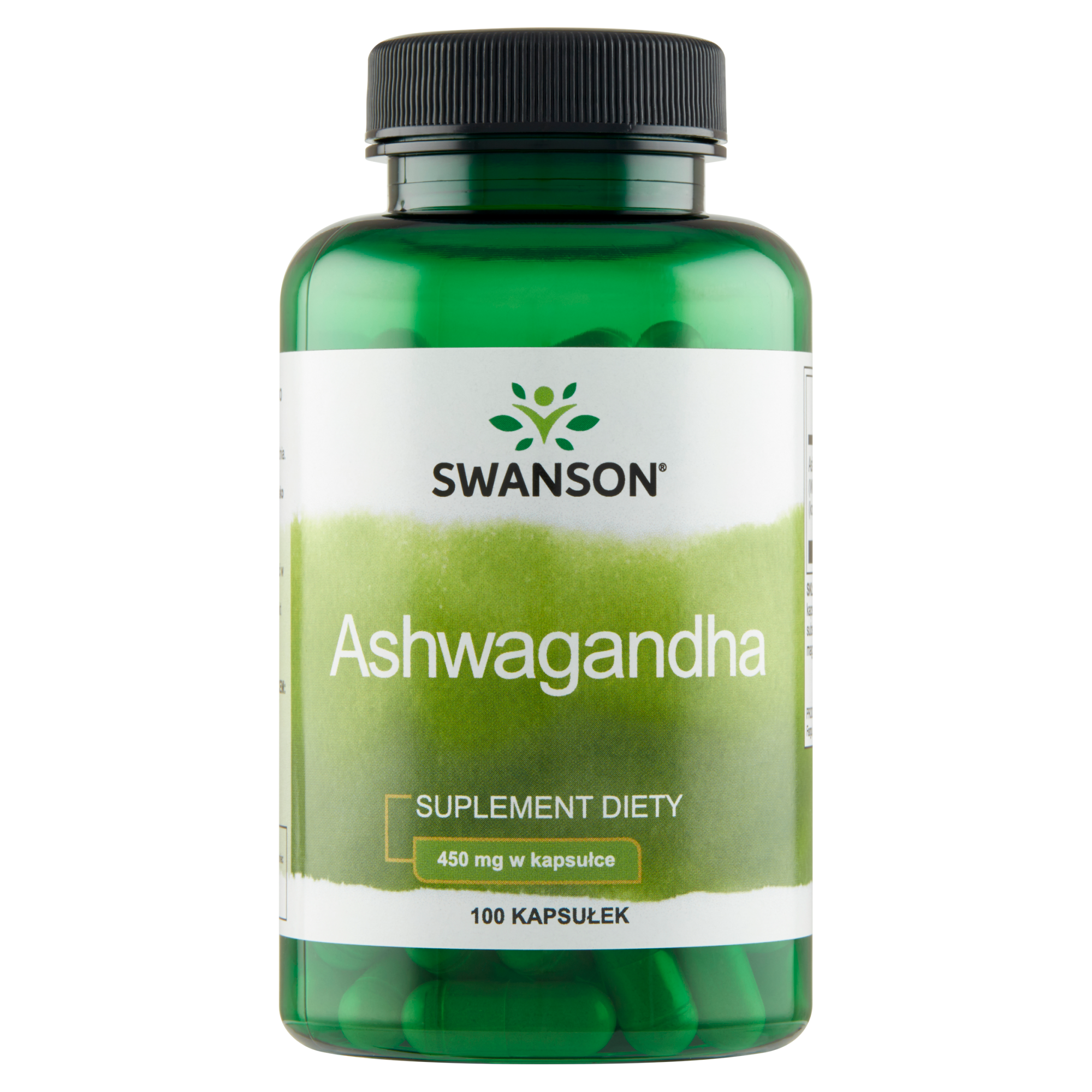 Swanson Ashwagandha 450mg 100 kapsułek zdjęcie