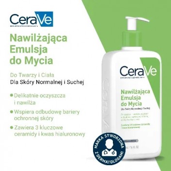 CeraVe nawilżająca emulsja do mycia dla skóry normalnej i suchej 236 ml