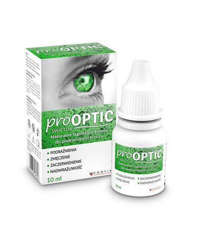 ProOPTIC Świetlik krople do oczu łagodzące - 10 ml - cena, opinie, właściwości  zdjęcie