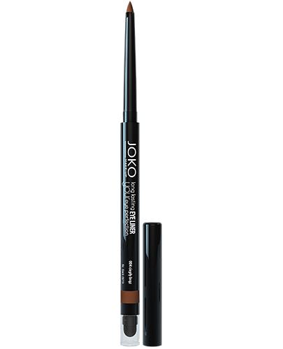 Joko Long Lasting Eye Liner Your Eye Perfection Kredka do oczu wykręcana 004 ciepły brąz - 1 szt. - cena, opinie, stosowanie zdjęcie