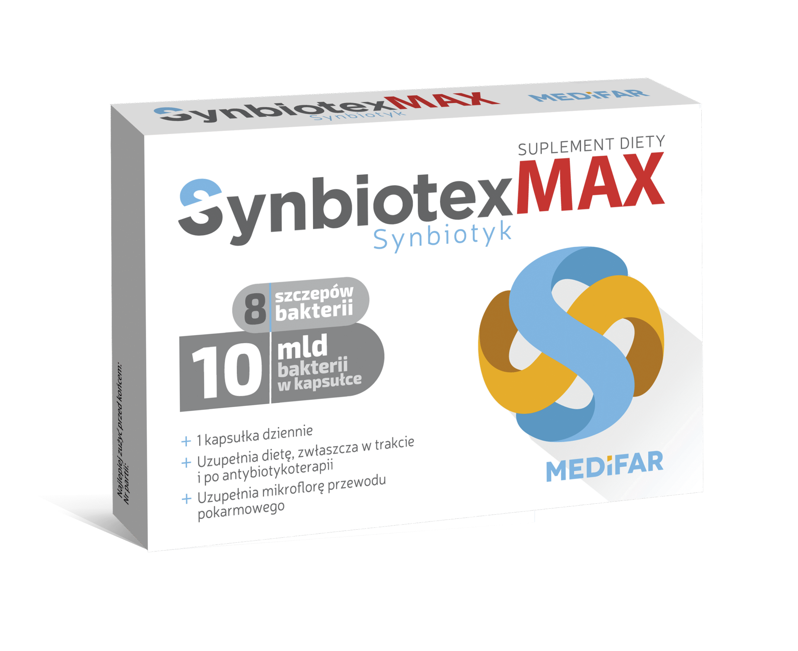 MediFar Synbiotex Max, 10 kapsułek zdjęcie