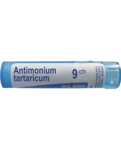 BOIRON Antimonium tartaricum 9 CH granulki - 4 g - cena, opinie, skład zdjęcie
