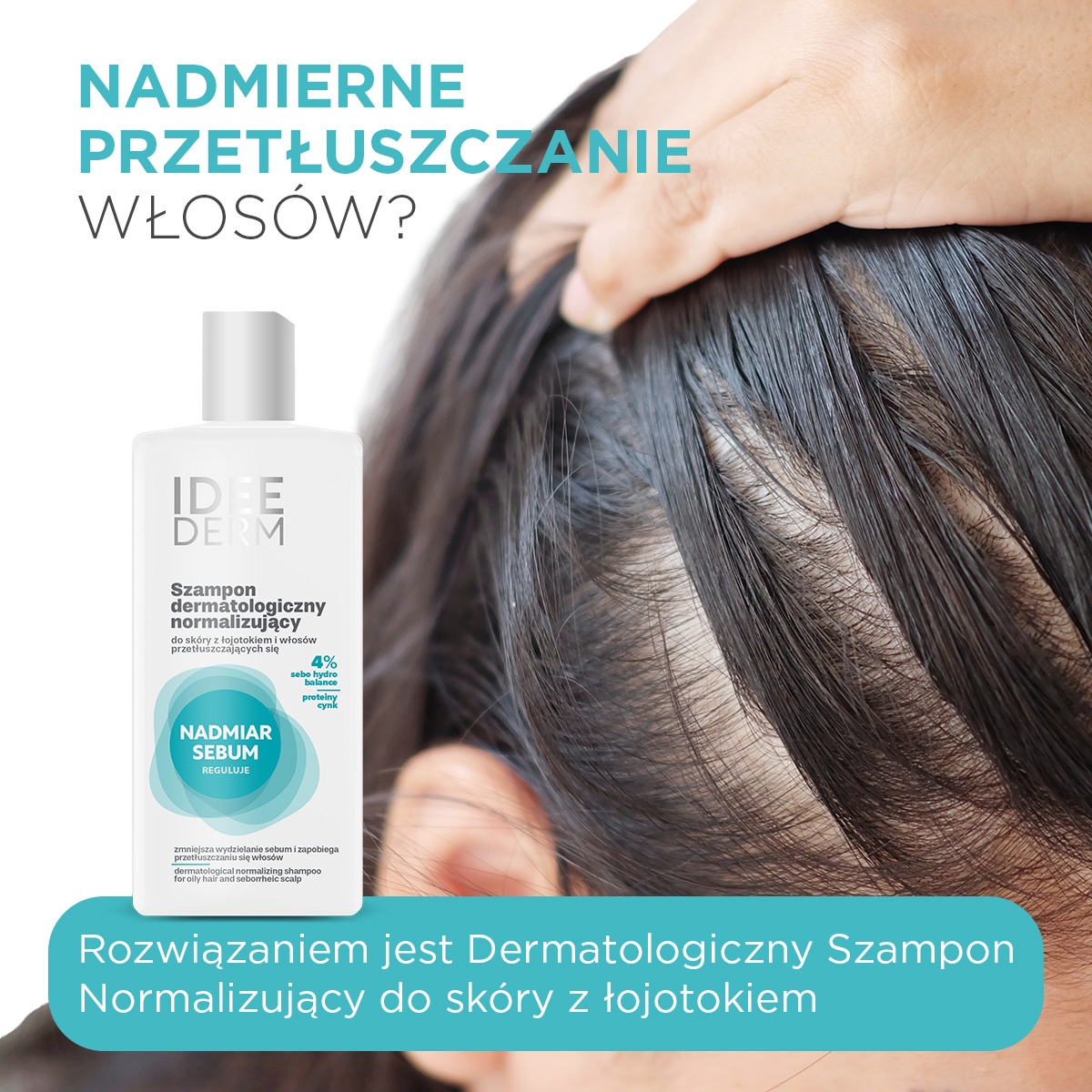 Idee Derm, dermatologiczny szampon normalizujący, 300 ml