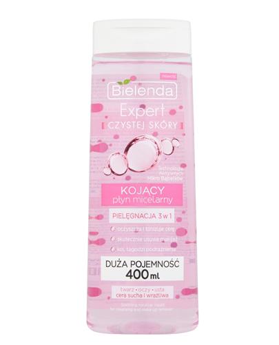 BIELENDA EXPERT CZYSTEJ SKÓRY Kojący płyn micelarny 3w1 - 400 ml - cena, opinie, właściwości zdjęcie