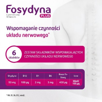 Aurovitas, Fosydyna Plus, kapsułki, 30 sztuk