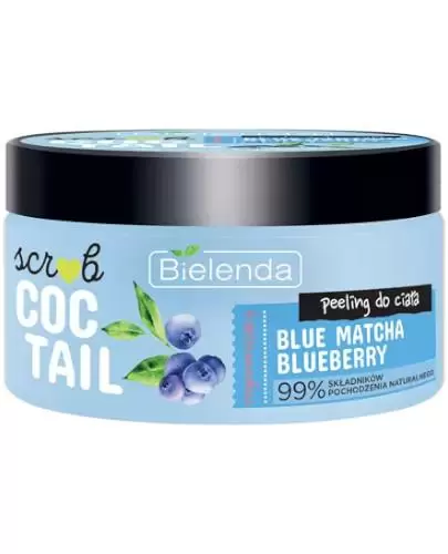 Bielenda Coctail Scrub regenerujący peeling do ciała blue matcha + blueberry 350 g zdjęcie
