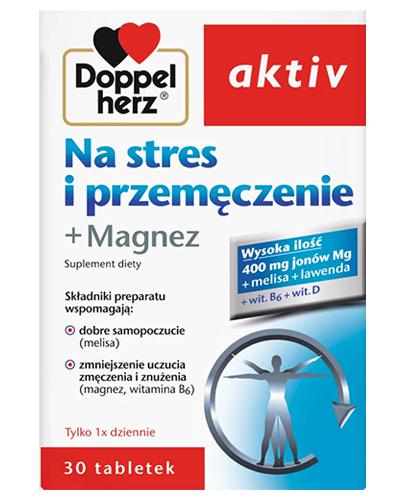 Doppelherz Aktiv Na stres i przemęczenie + Magnez, 30 tabl. cena, opinie, wskazania zdjęcie