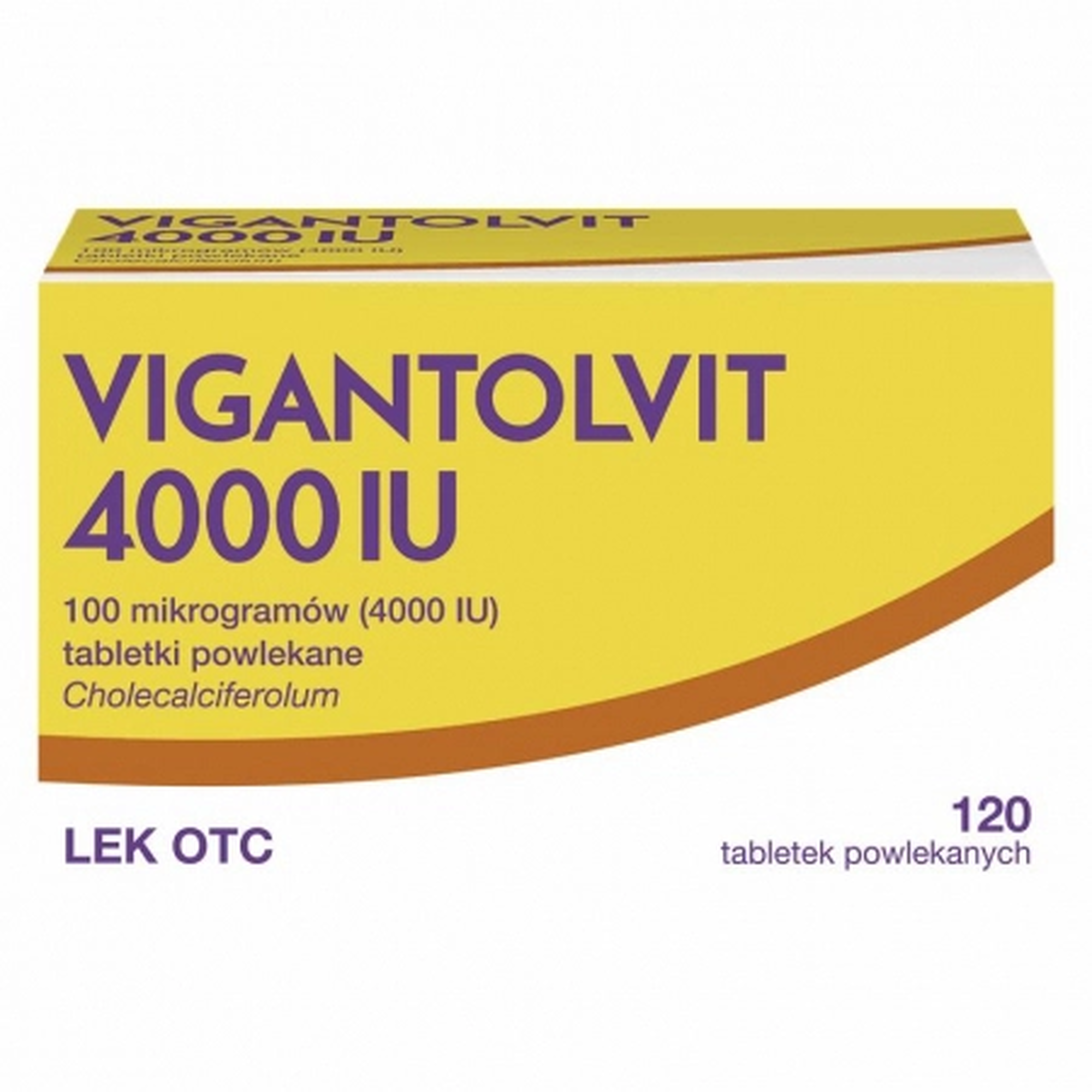 Vigantolvit 4000 IU, 120 tabletek powlekanych zdjęcie