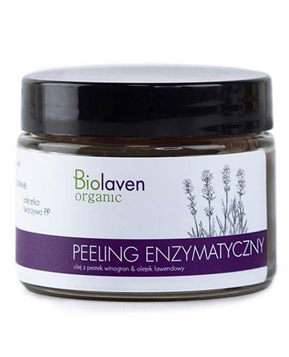 BIOLAVEN Peeling enzymatyczny Olej z Pestek Winogron & Olejek Lawendowy - 45 ml - cena, opinie, skład zdjęcie