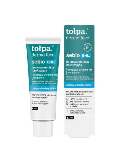 Tołpa Dermo Face Sebio BHL lipidowa emulsja nawilżająca 40 ml zdjęcie