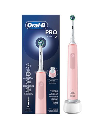 Oral-B Pro Series 3 różowa Szczoteczka elektryczna, 1 sztuka zdjęcie