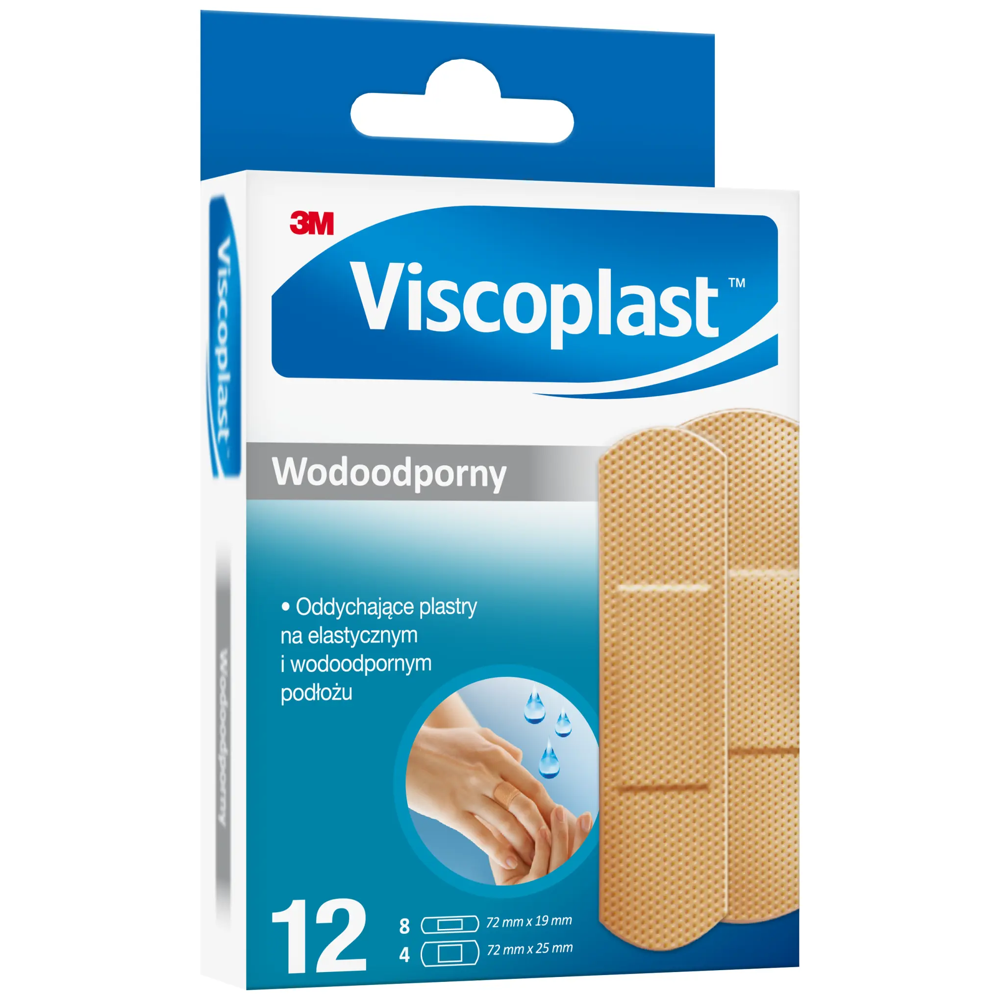 Viscoplast Wodoodporny plastry 12 sztuk