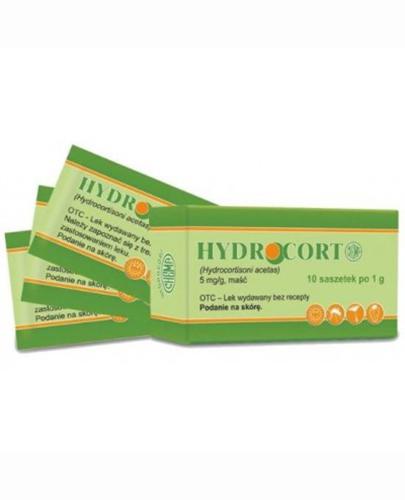 Hydrocort 5 mg/g, maść, 1g x 10 saszetek, cena, opinie, stosowanie zdjęcie