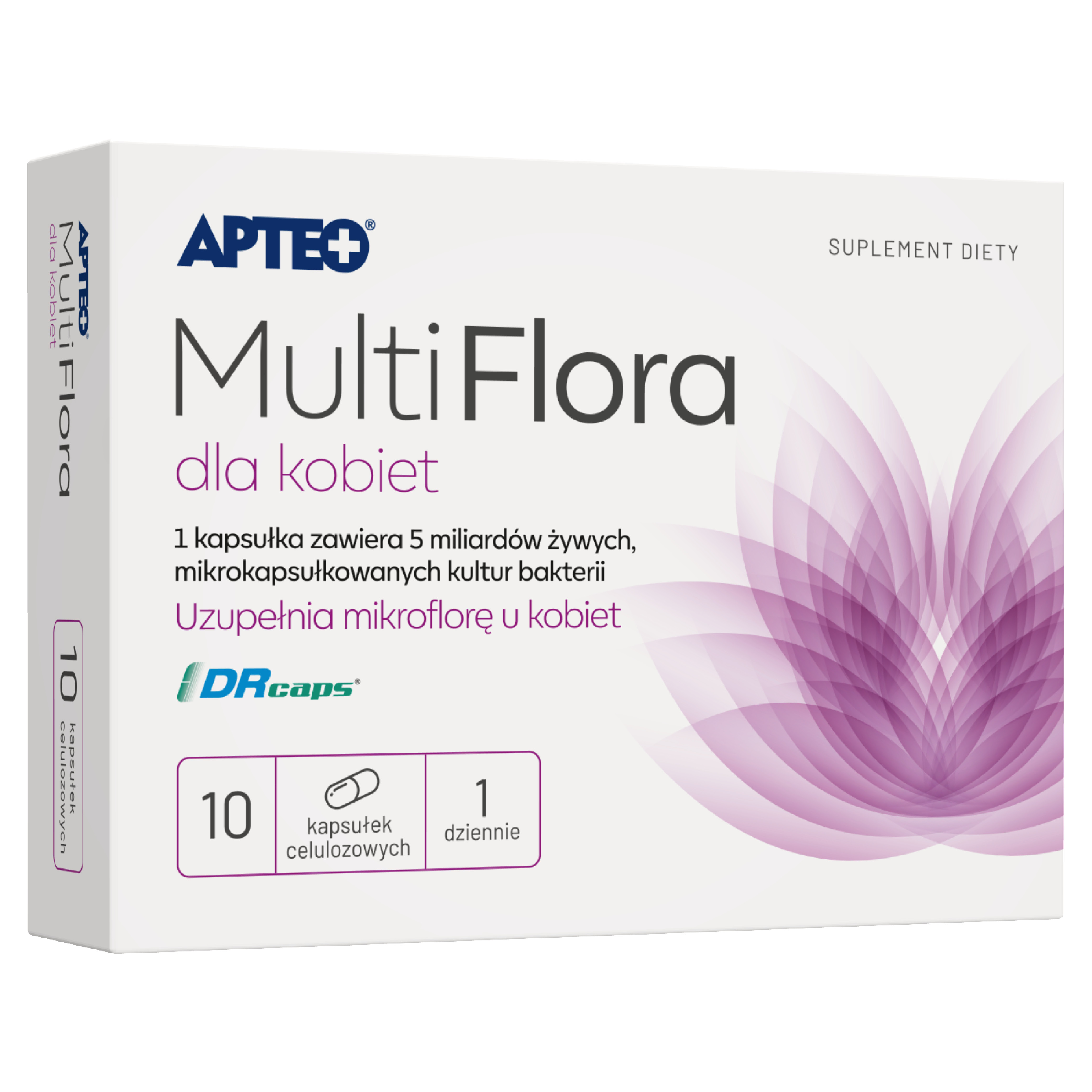 Apteo MultiFlora dla kobiet 10 kapsułek zdjęcie