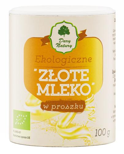 Dary Natury Ekologiczne złote mleko w proszku - 100 g - cena, opinie, stosowanie zdjęcie