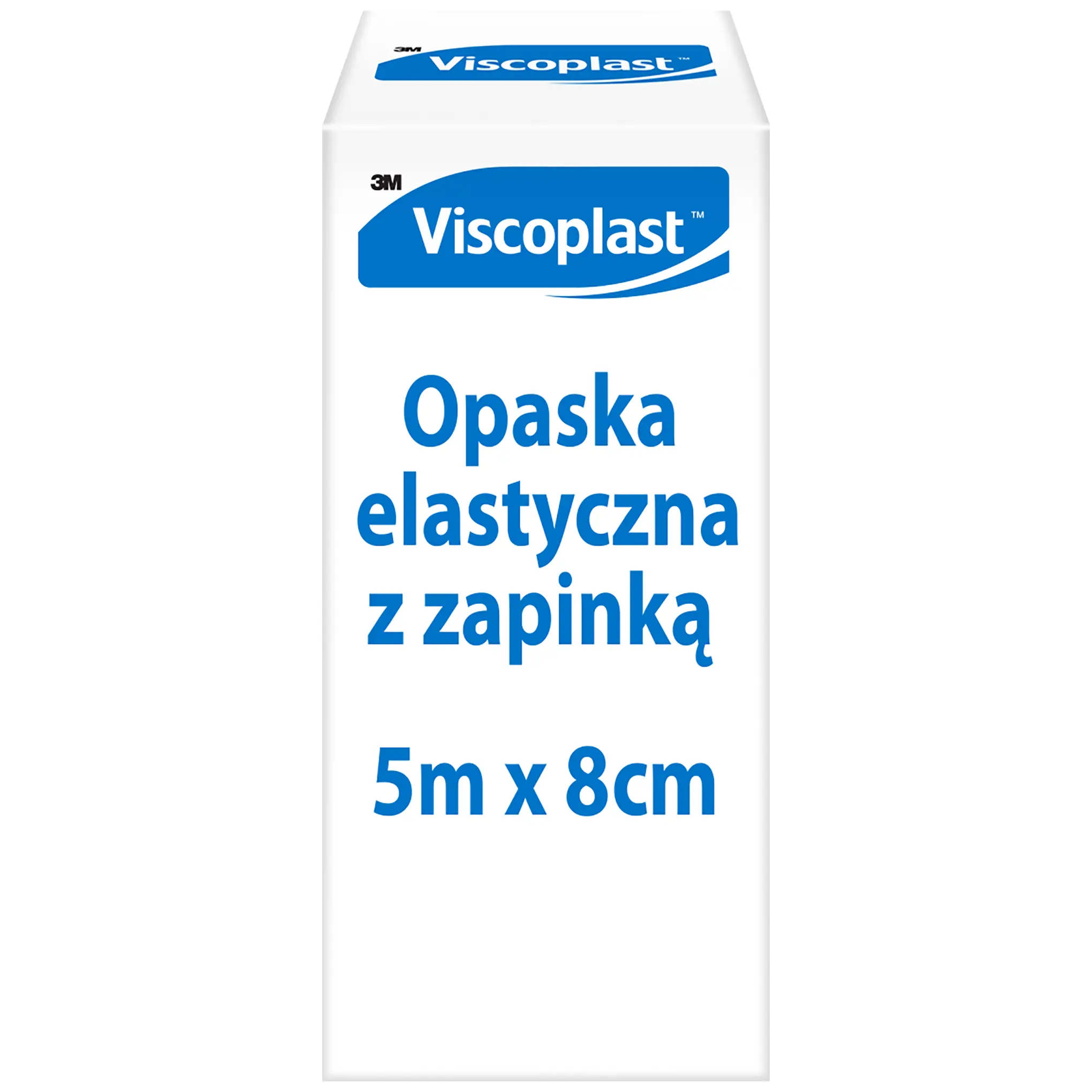 Viscoplast opaska elastyczna z zapinką 5m x 8cm 1 sztuka