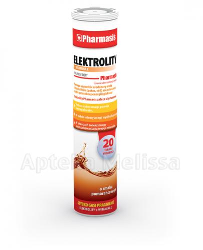 PHARMASIS Elektrolity + Witamina C - 20 tabl. zdjęcie