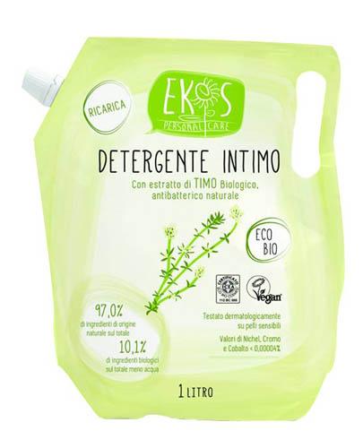 EKOS PERSONAL CARE Płyn do higieny intymnej z ekstraktem z organicznego tymianku, zapas - 1000 ml zdjęcie
